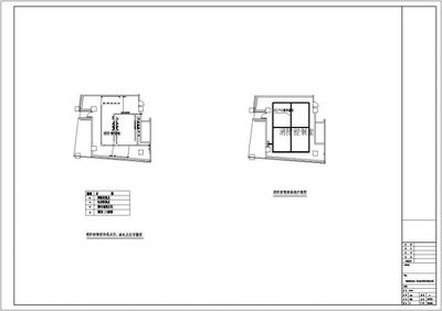 [沈阳]某百货店安防弱电工程CAD电气设计图纸机房平面